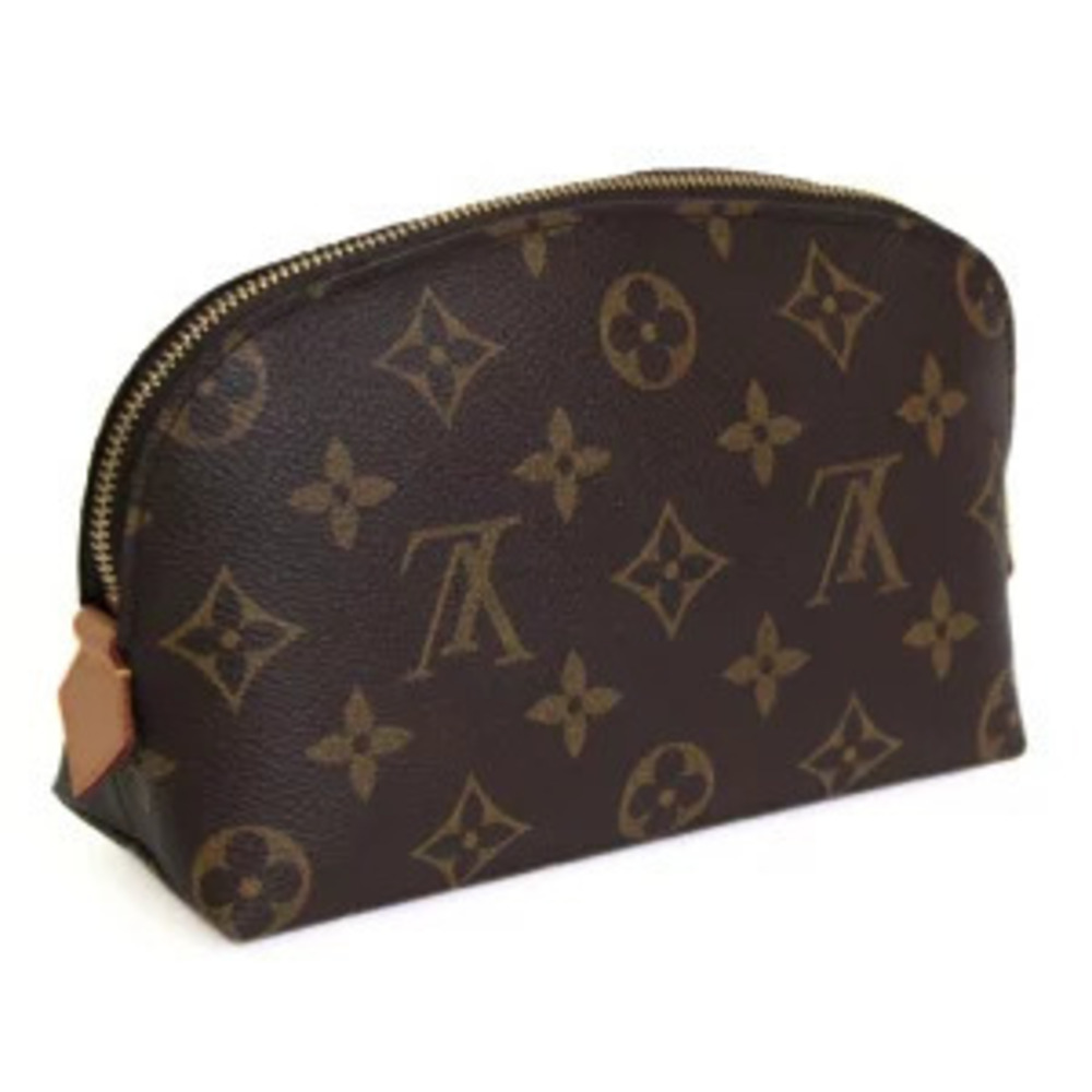 Louis Vuitton Clutch Monogram Pochette Cosmetic Pouch Brown